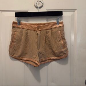 Rebecca Minkoff High Waist Mini Tan Shorts Vintage Style